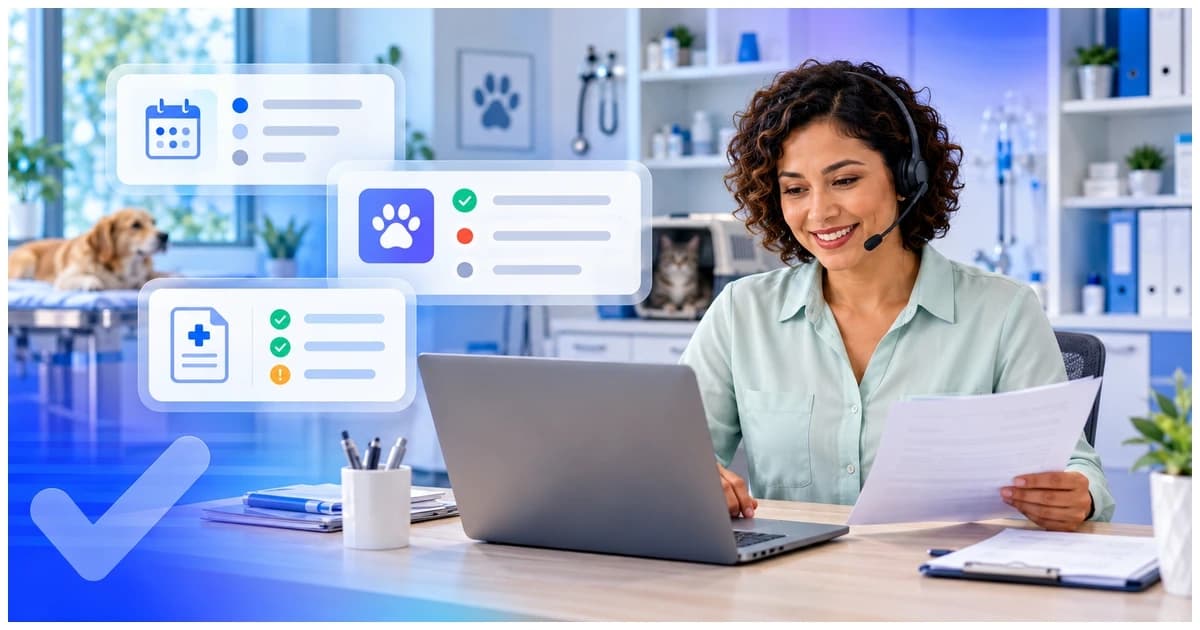 How Does a Virtual Veterinary Scribe Work During an Appointment?