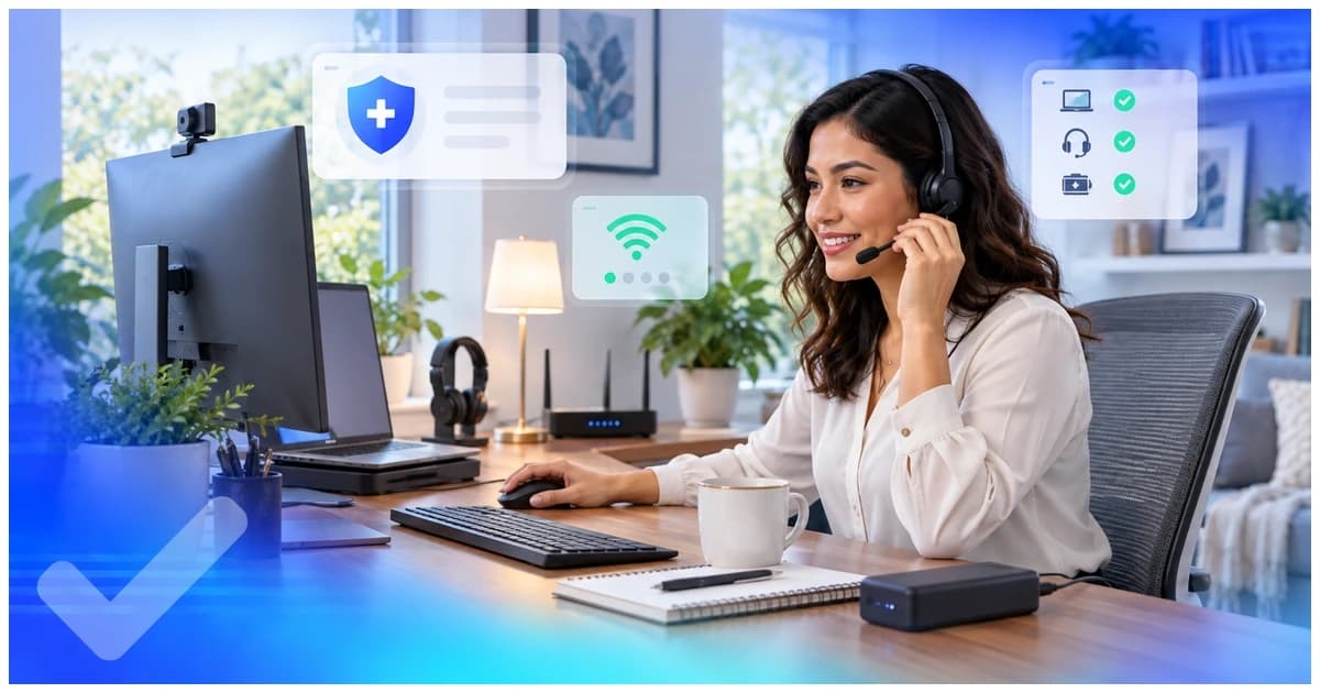 Home Office Setup and Equipment Every Healthcare Virtual Assistant Needs