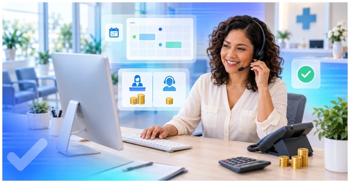 Virtual Medical Receptionist Cost vs an In-House Front Desk